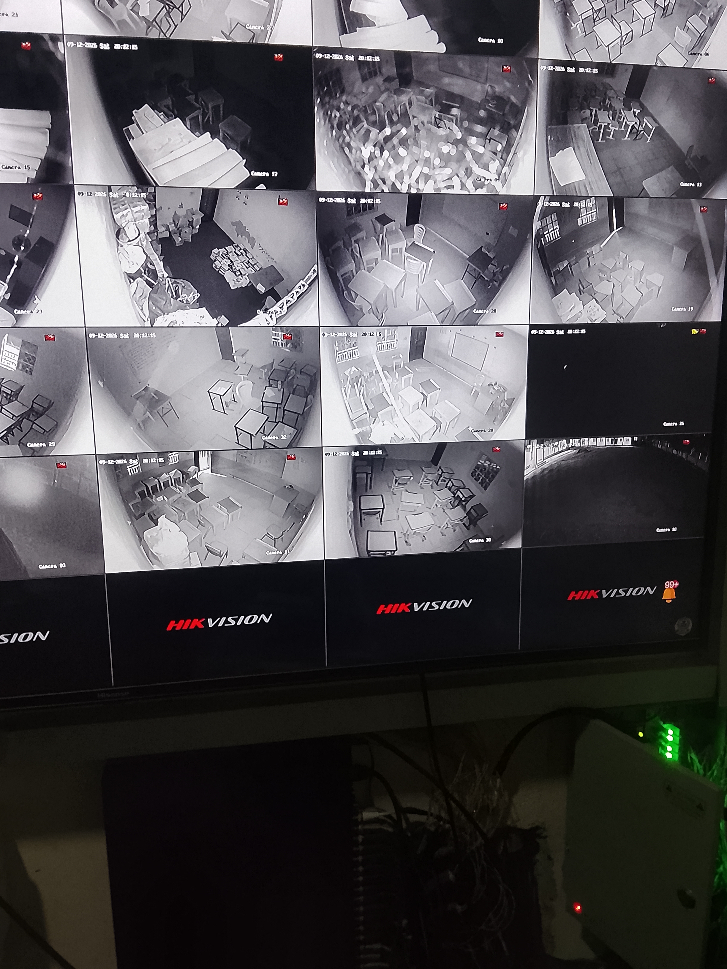 CCTV installation in classrooms and offices